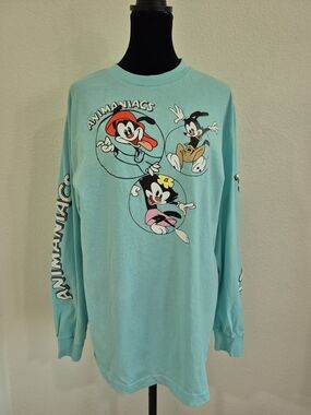 Teal Long-Sleeve Graphic Tee